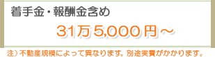 不動産の明け渡し業務の着手金・報酬金